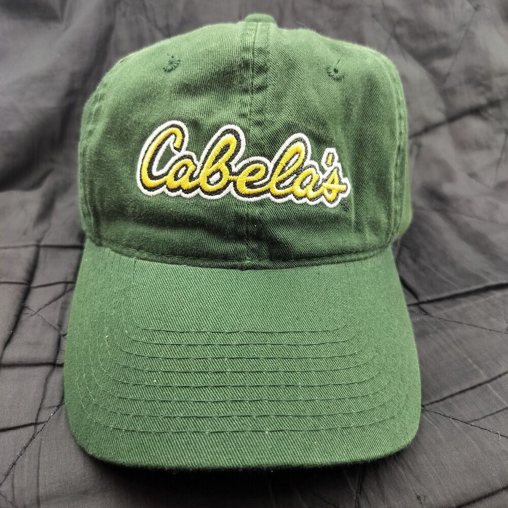 Cabela's Green Cap Hat Adjustable Strap Back